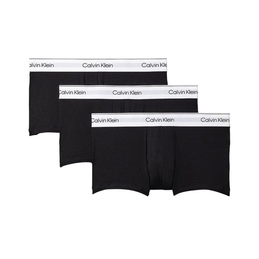 Calvin Klein Mens Low Rise Trunk 3-Pack, Multi
